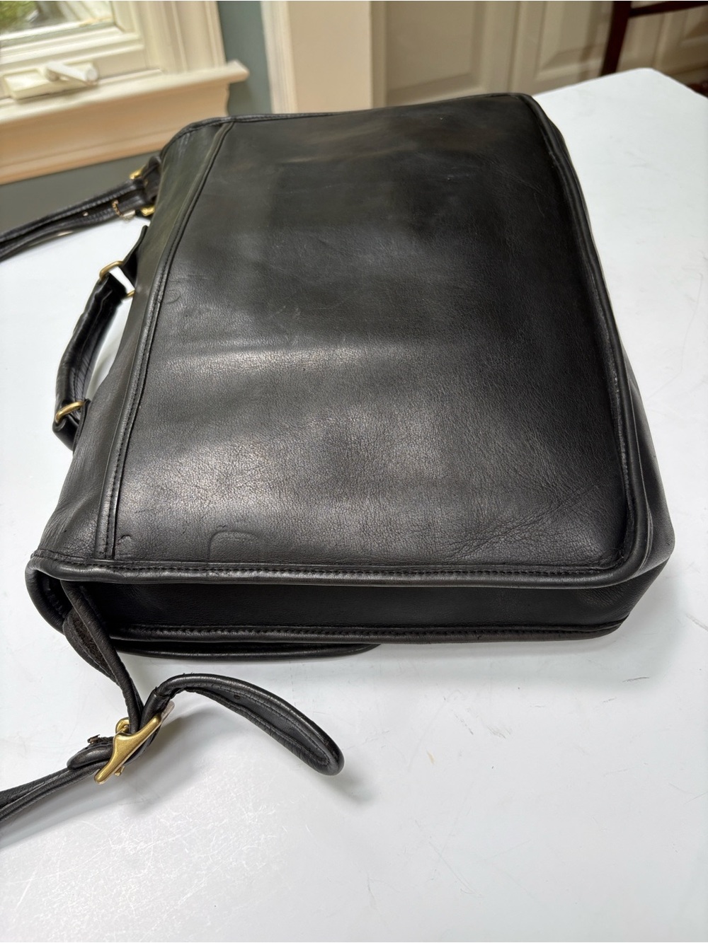 Devil Wears Prada 2 Vintage Coach Metropolitan Brief #5180, USA, Brass Hardware - Picture 6 of 10